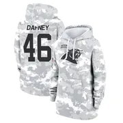 Women's Dominique Dafney Carolina Panthers Camo Arctic 2024 Salute to Service Club Fleece Pullover Hoodie