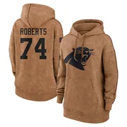 Women's Sam Roberts Carolina Panthers Brown 2023 Salute To Service Pullover Hoodie