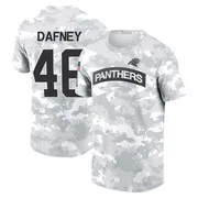 Youth Dominique Dafney Carolina Panthers Camo Arctic 2024 Salute to Service Performance T-Shirt