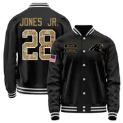 Youth Velus Jones Jr. Carolina Panthers Black Salute to Service Sideline Performance Jacket